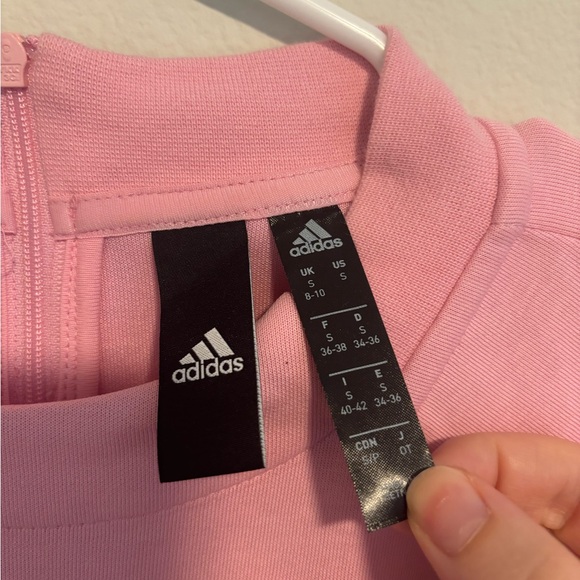 Adidas Pink ID Glory Crewneck Sweatshirt, Size S - Picture 6 of 6
